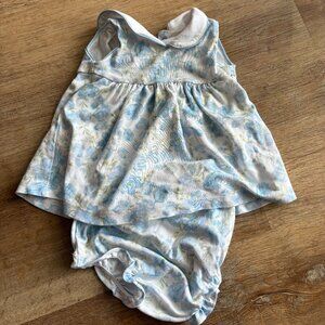 Baby Club Chic Blue Floral Outfit